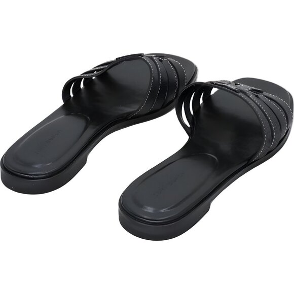 Tory Burch Ines Perfect Black Slide Sandals Women's US 8 - Picture 3 of 6